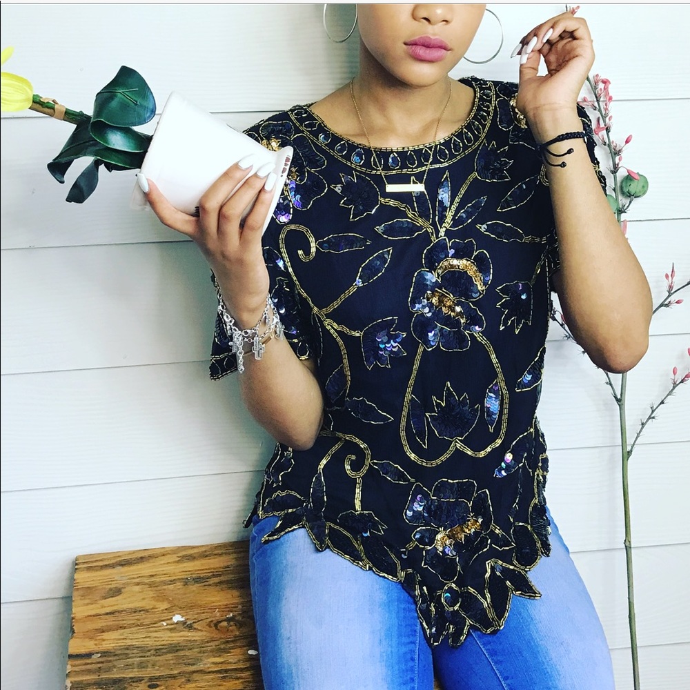 Lovely Sequins Top